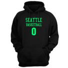 Blusa Moletom Capuz Basquete Seattle Basketball número 0