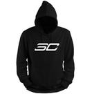 Blusa Moletom Capuz Basquete Stephen Curry Logo Basketball