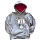Blusa Moletom Casaco Infantil Menina Fechada Olyns