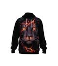 Blusa Moletom Casaco Leão Bravo Full Frente 3d