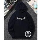 Blusa Moletom Feminino Angel Street Anjo Casaco blusa de frio com bolso e capuz linha premium Blusa Moletom Feminino Angel Street Anjo Casaco blusa de frio com bolso e capuz linha premium