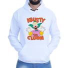 Blusa Moletom Flanelado Canguru Casual Krusty Palhaço