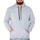Blusa Moletom Flanelado Unissex Canguru Preto, Cinza, Bordo e Azul Marinho