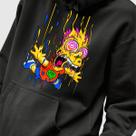 Blusa Moletom Genuine Grit Masculina Estampada Algodão 30.1 Bart Simpson Trip
