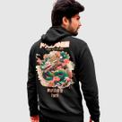 Blusa Moletom Genuine Grit Masculina Estampada Algodão 30.1 Dragão Tokyo Blusa Moletom Genuine Grit Masculina Estampada Algodão 30.1 Dragão Tokyo