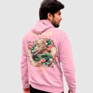 Blusa Moletom Genuine Grit Masculina Estampada Algodão 30.1 Dragão Tokyo