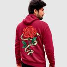 Blusa Moletom Genuine Grit Masculina Estampada Algodão 30.1 Roses