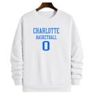 Blusa Moletom Gola Basquete Charlotte Basketball número 0