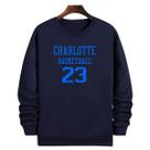 Blusa Moletom Gola Basquete Charlotte Basketball número 23