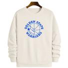 Blusa Moletom Gola Basquete Golden State Retro Basketball