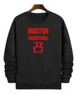 Blusa Moletom Gola Basquete Houston Basketball Número 23