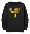 Blusa Moletom Gola Basquete Los Angeles Basketball Número 0