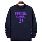 Blusa Moletom Gola Basquete Minnesota Basketball número 21 Blusa Moletom Gola Basquete Minnesota Basketball número 21