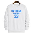 Blusa Moletom Gola Basquete New Orleans Basketball número 23 Blusa Moletom Gola Basquete New Orleans Basketball número 23