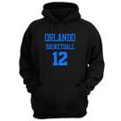 Blusa Moletom Gola Basquete Orlando Basketball número 12 Blusa Moletom Gola Basquete Orlando Basketball número 12