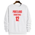 Blusa Moletom Gola Basquete PortlandBasketball número 12 Blusa Moletom Gola Basquete PortlandBasketball número 12