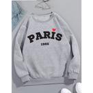 Blusa Moletom Gola Redonda Paris Blusa Moletom Gola Redonda Paris