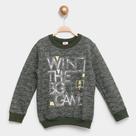 Blusa Moletom Infantil Brandili Estampada Win The Big Game Menina Blusa Moletom Infantil Brandili Estampada Win The Big Game Menina