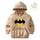 Blusa Moletom Infantil / Juvenil Símbolo Batman Personagem