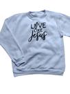 Blusa Moletom Love Like Jesus Gola Careca