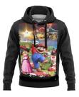 Blusa Moletom Mario Bross Agasalho Com Touca Canguru Animes