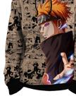 Blusa Moletom Masculina Nagato Pain Estampa 3d Full Print