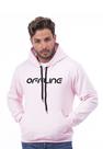 Blusa Moletom Masculina TechMalhas com estampa OFFLINE Flanelada