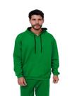 Blusa Moletom Masculino Com Bolso Canguru Com Capuz - Verde Blusa Moletom Masculino Com Bolso Canguru Com Capuz - Verde