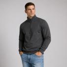 Blusa Moletom Masculino com Zíper De Frio Forrada Casual Oversize De Algodão Confortável Gola Alta Outono Inverno Moderna -