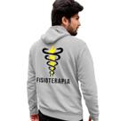 Blusa Moletom Masculino Estampado Fisioterapia Costas em Algodão Fio 30.1 Penteado