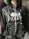 Blusa Moletom Snoopy Feminina Flanelada por Dentro com Capuz e Bolso Canguru - Gangster