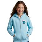 Blusa Moletom Stitch Infantil Com Zíper