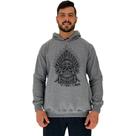 Blusa Moletom Tradicional Com Touca MXD Conceito Caveira Cacique Blusa Moletom Tradicional Com Touca MXD Conceito Caveira Cacique