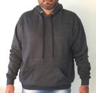 Blusa moletom unissex masculino e feminino canguru fechado com capuz