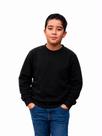 Blusa Moleton Infantil Peluciada Gola Redonda Estampa Urso Frio Inverno Menino Menina