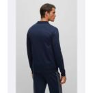 Blusa moleton tracksuit jacket boss marinho