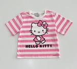 Blusa Momi Hello Kitty Listrada Rosa Blusa Momi Hello Kitty Listrada Rosa