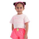 Blusa Mon Sucré Tropical Rosa Summer