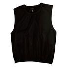 Blusa Muscle Teen em Malha Algodão Preto M Basic+