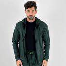 Blusa Ninety Eight Helanca Aberta com Capuz Masculina