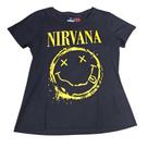 Blusa Nirvana Camiseta Baby Look Banda de Rock Bor048