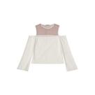 Blusa Off White Fio Metalizado