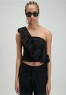 Blusa ombro unico com babado myft feminina