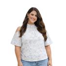 Blusa Otoman Ombro Aberto Plus Size