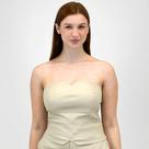 Blusa Pacific Blue sem Alça em P.u Feminina