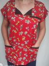 Blusa Pijama Hospitalar gola virada malha Estampada Patrulha Canina
