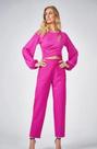 Blusa pink manga bufante