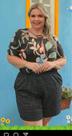 Blusa Plus Size com Fivela e Corda no Decote.
