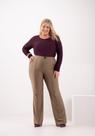 Blusa Plus Size Com Recortes Em Malha Crepe Lunender 69173