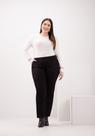 Blusa Plus Size De Mangas Longas Com Recorte Lunender 69174
